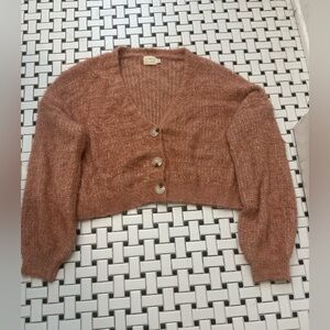Cozy Women's Sweater in Warm Brown